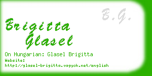 brigitta glasel business card